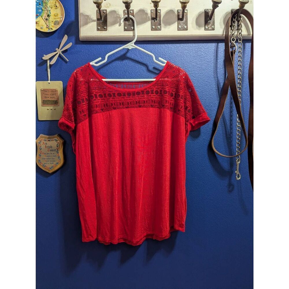 Lane Bryant Burnout Tee!